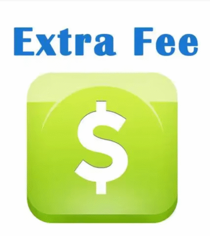 Additional shipping fees Express fees Extra Shipping fees Pay for the difference only
