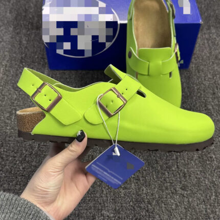 Customized Slippers with Bag Head, Women's Comfortable Cork Bottom Flat Bottom, New Solid Color Casual